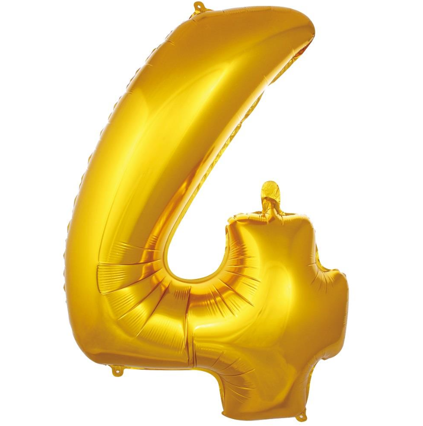 Folyo Balon Gold 4 16 İnç 36 Cm